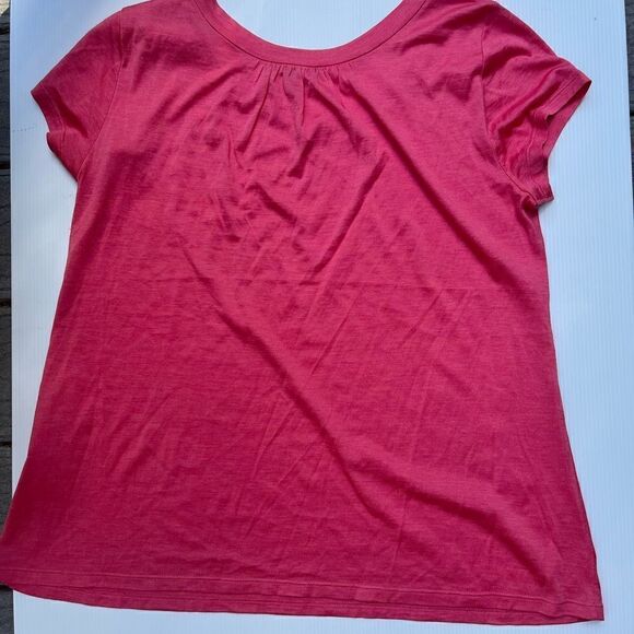 Pink Eileen Fisher Tee  - Picture 3 of 5